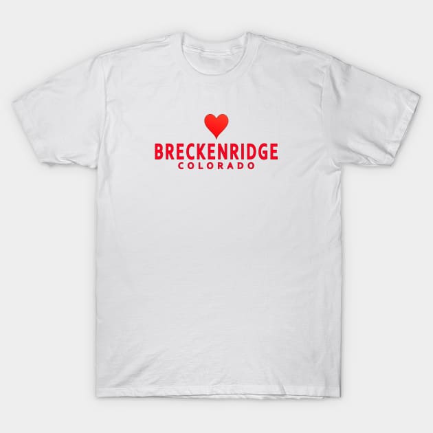 Breckenridge Colorado T-Shirt by SeattleDesignCompany